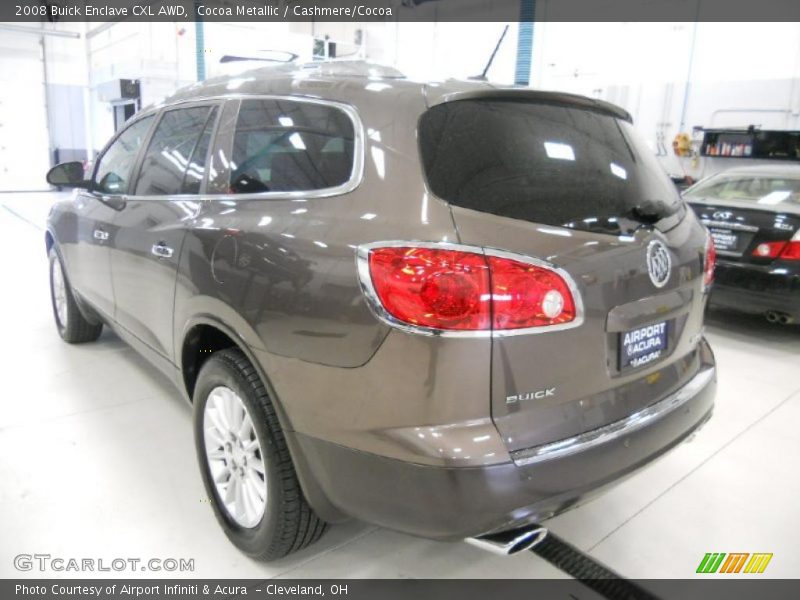 Cocoa Metallic / Cashmere/Cocoa 2008 Buick Enclave CXL AWD