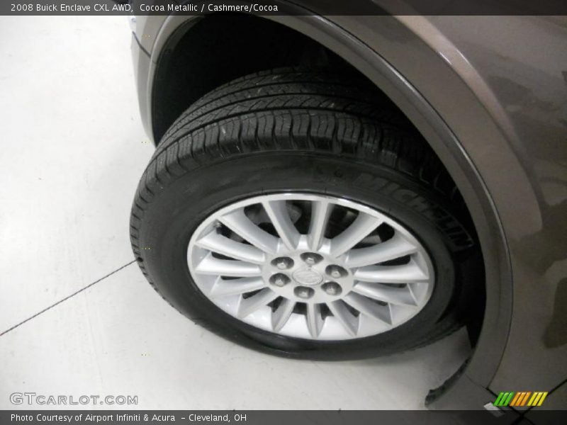 Cocoa Metallic / Cashmere/Cocoa 2008 Buick Enclave CXL AWD