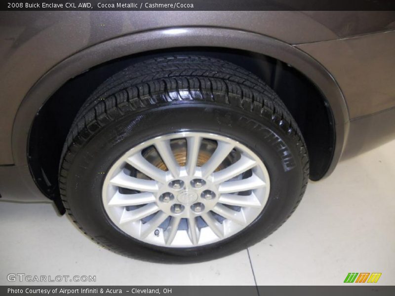 Cocoa Metallic / Cashmere/Cocoa 2008 Buick Enclave CXL AWD