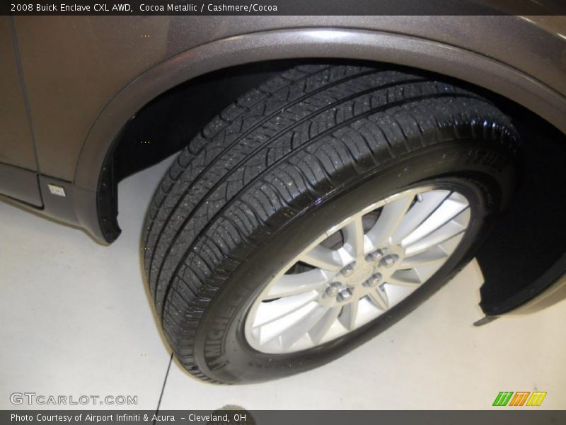 Cocoa Metallic / Cashmere/Cocoa 2008 Buick Enclave CXL AWD
