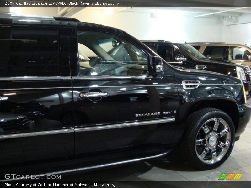 Black Raven / Ebony/Ebony 2007 Cadillac Escalade ESV AWD