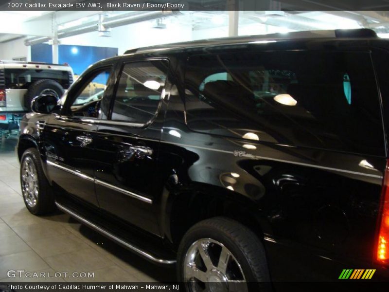 Black Raven / Ebony/Ebony 2007 Cadillac Escalade ESV AWD