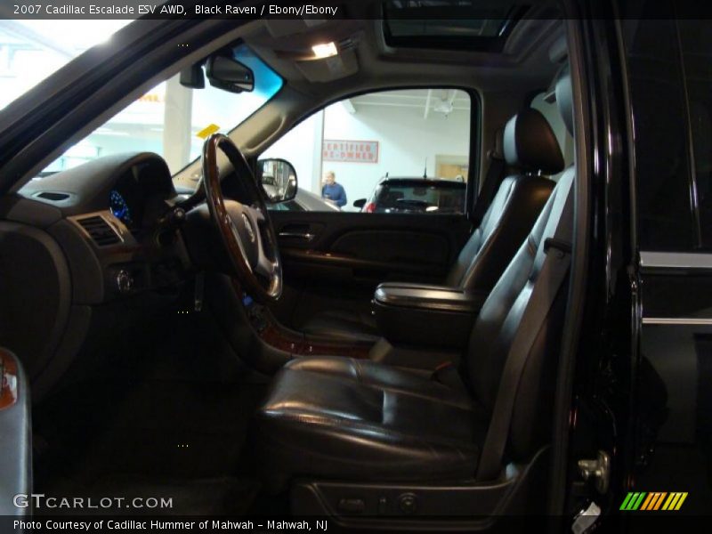 Black Raven / Ebony/Ebony 2007 Cadillac Escalade ESV AWD
