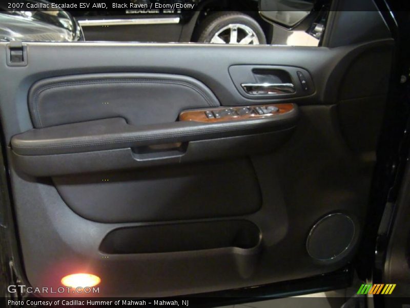 Black Raven / Ebony/Ebony 2007 Cadillac Escalade ESV AWD