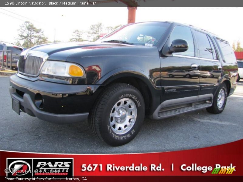Black / Medium Prairie Tan 1998 Lincoln Navigator