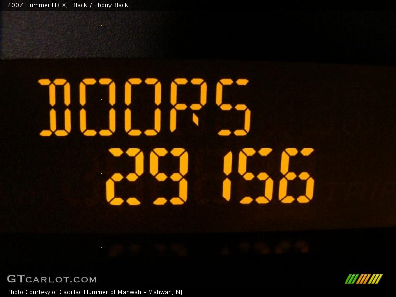 Black / Ebony Black 2007 Hummer H3 X