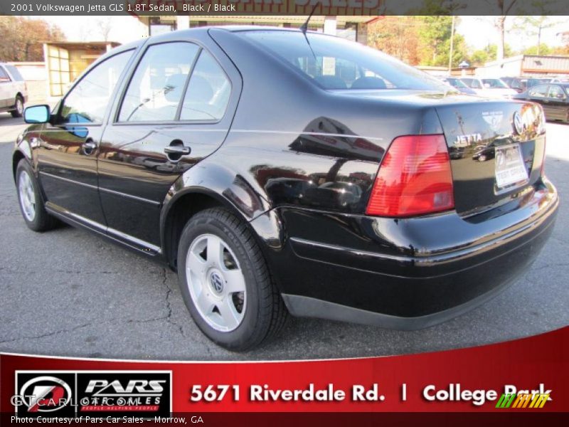 Black / Black 2001 Volkswagen Jetta GLS 1.8T Sedan