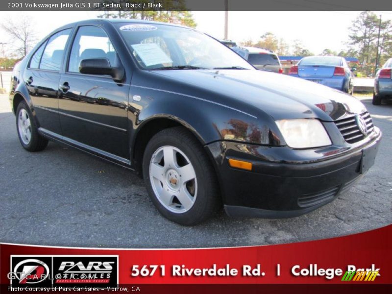 Black / Black 2001 Volkswagen Jetta GLS 1.8T Sedan