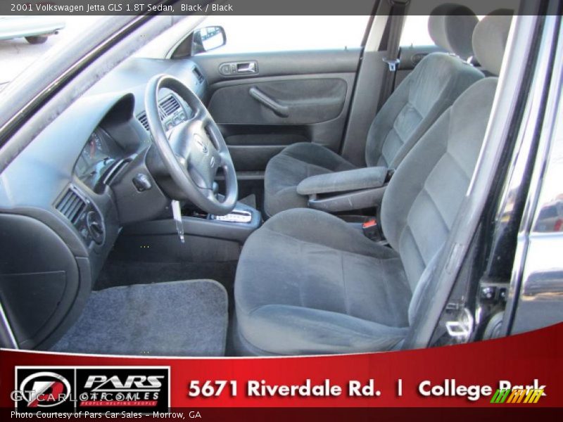 Black / Black 2001 Volkswagen Jetta GLS 1.8T Sedan