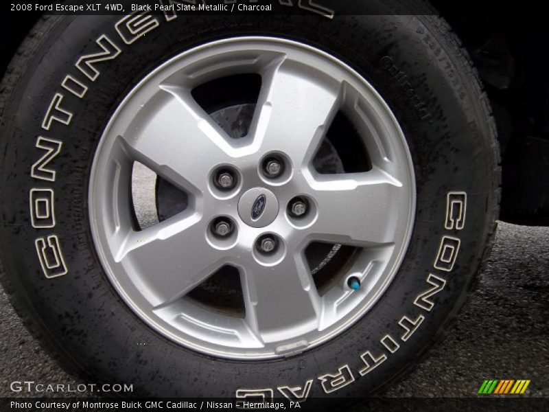 Black Pearl Slate Metallic / Charcoal 2008 Ford Escape XLT 4WD