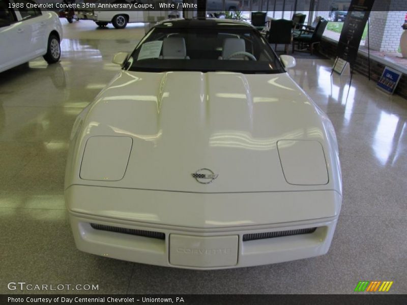 White / White 1988 Chevrolet Corvette 35th Anniversary Coupe