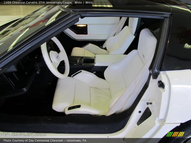  1988 Corvette 35th Anniversary Coupe White Interior