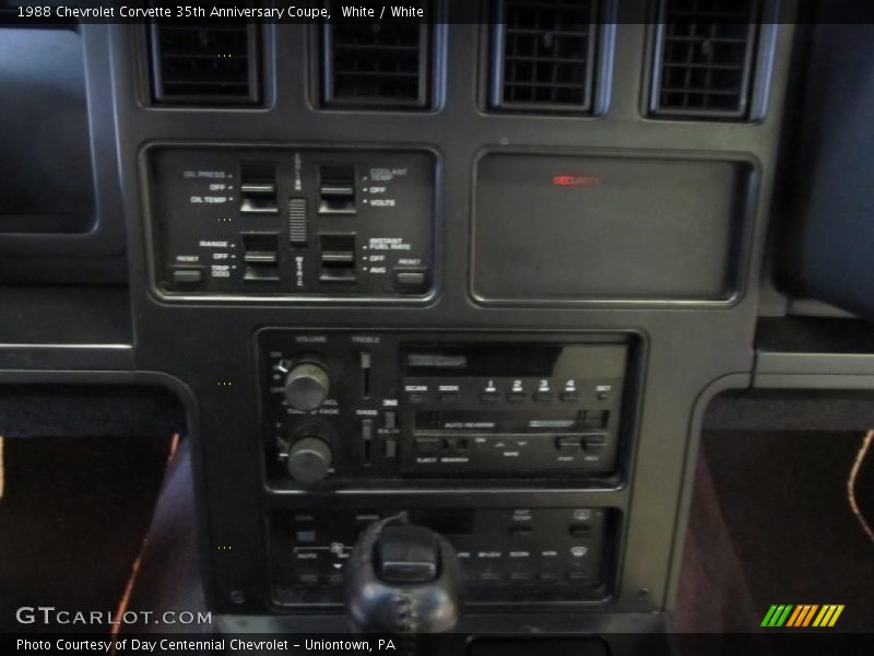Controls of 1988 Corvette 35th Anniversary Coupe