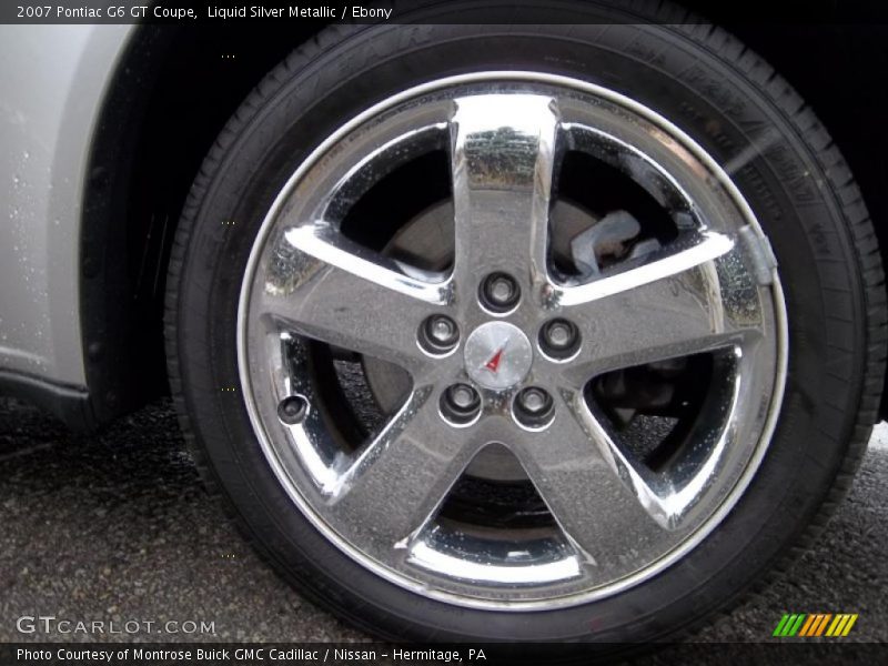 Liquid Silver Metallic / Ebony 2007 Pontiac G6 GT Coupe