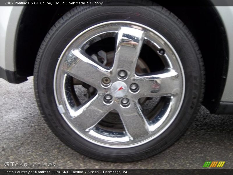 Liquid Silver Metallic / Ebony 2007 Pontiac G6 GT Coupe