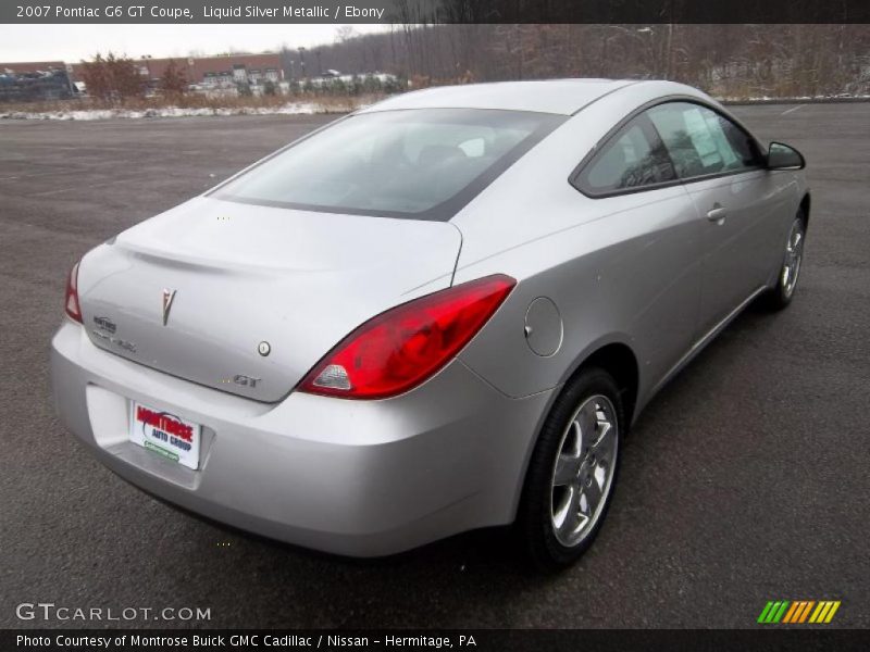 Liquid Silver Metallic / Ebony 2007 Pontiac G6 GT Coupe