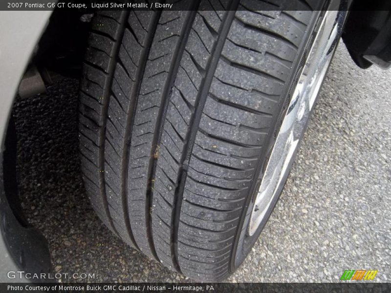 Liquid Silver Metallic / Ebony 2007 Pontiac G6 GT Coupe