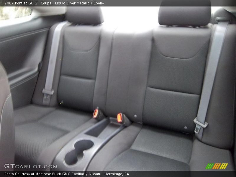 Liquid Silver Metallic / Ebony 2007 Pontiac G6 GT Coupe