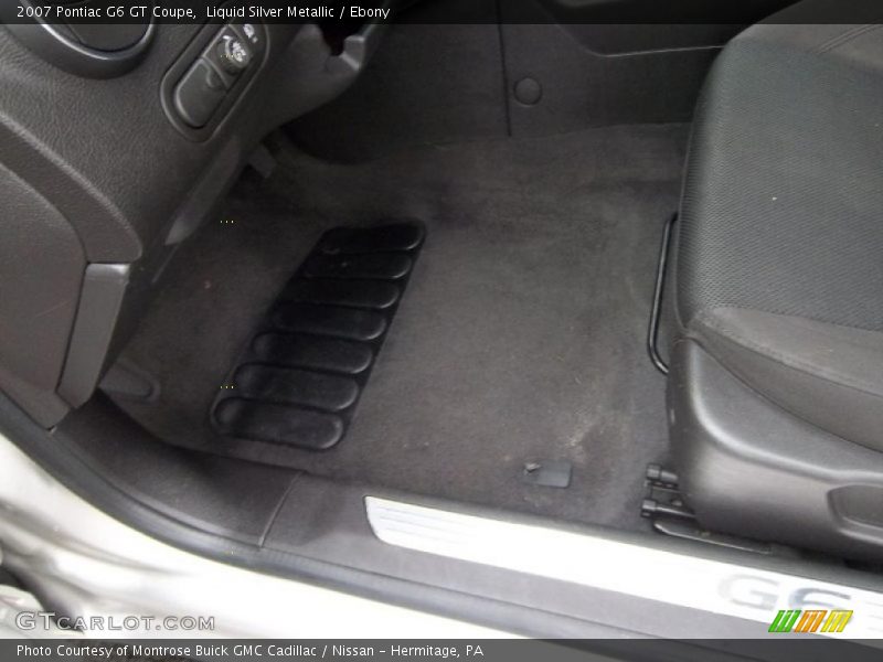 Liquid Silver Metallic / Ebony 2007 Pontiac G6 GT Coupe