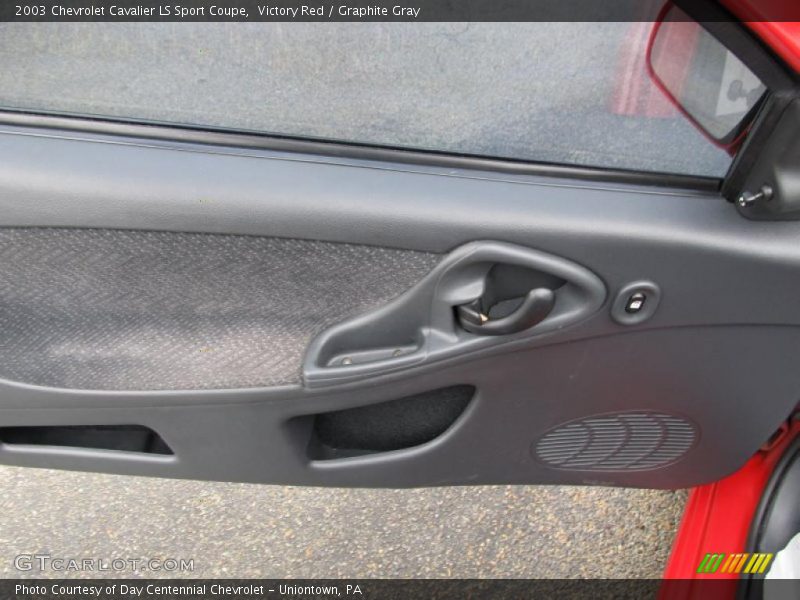 Victory Red / Graphite Gray 2003 Chevrolet Cavalier LS Sport Coupe