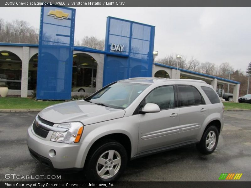 Silverstone Metallic / Light Gray 2008 Chevrolet Equinox LT AWD