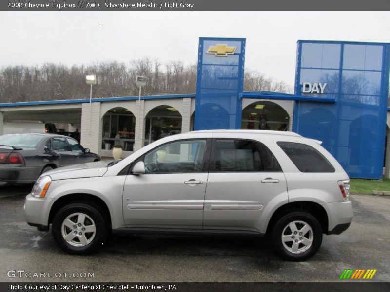 Silverstone Metallic / Light Gray 2008 Chevrolet Equinox LT AWD