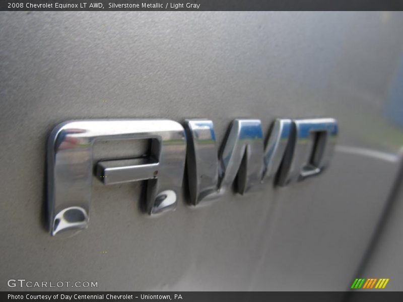 Silverstone Metallic / Light Gray 2008 Chevrolet Equinox LT AWD