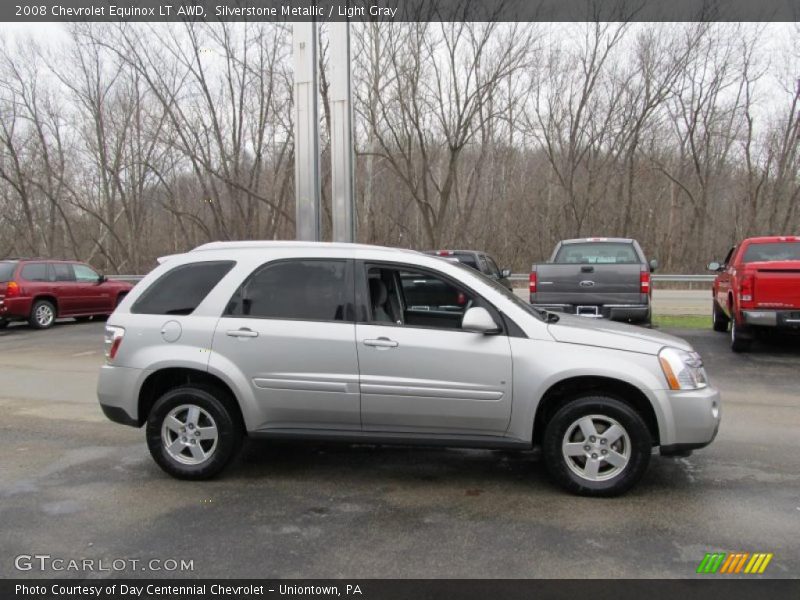 Silverstone Metallic / Light Gray 2008 Chevrolet Equinox LT AWD