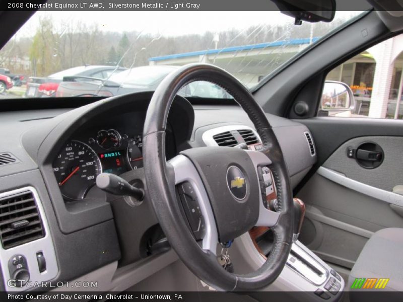 Silverstone Metallic / Light Gray 2008 Chevrolet Equinox LT AWD