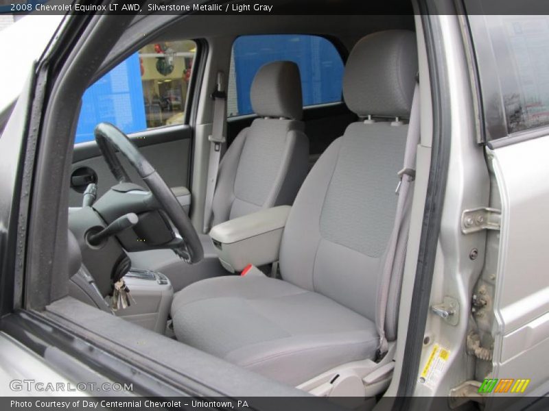 Silverstone Metallic / Light Gray 2008 Chevrolet Equinox LT AWD
