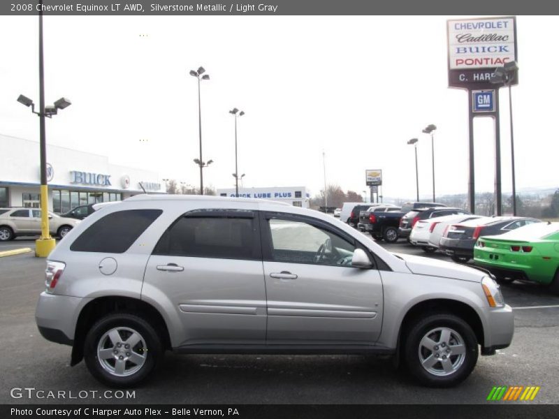 Silverstone Metallic / Light Gray 2008 Chevrolet Equinox LT AWD