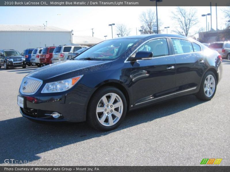 Midnight Blue Metallic / Dark Titanium/Light Titanium 2010 Buick LaCrosse CXL