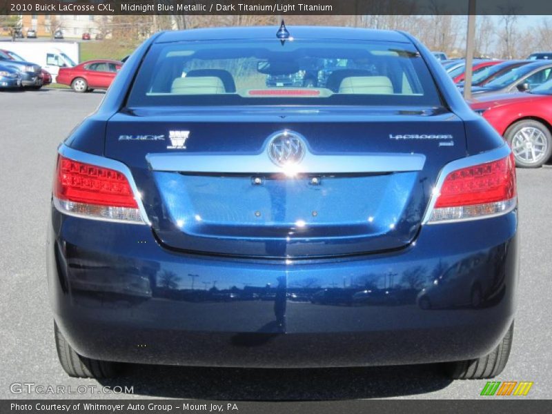 Midnight Blue Metallic / Dark Titanium/Light Titanium 2010 Buick LaCrosse CXL