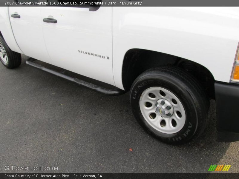 Summit White / Dark Titanium Gray 2007 Chevrolet Silverado 1500 Crew Cab