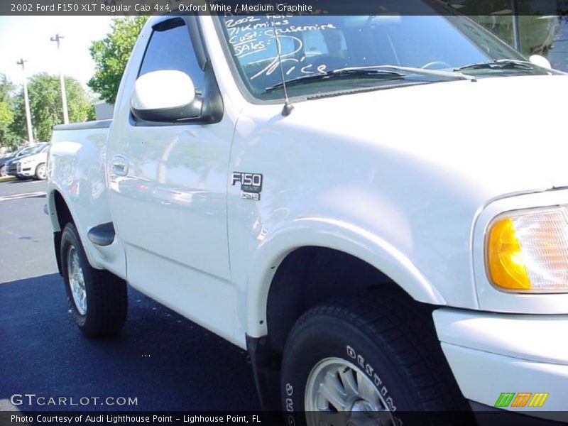 Oxford White / Medium Graphite 2002 Ford F150 XLT Regular Cab 4x4