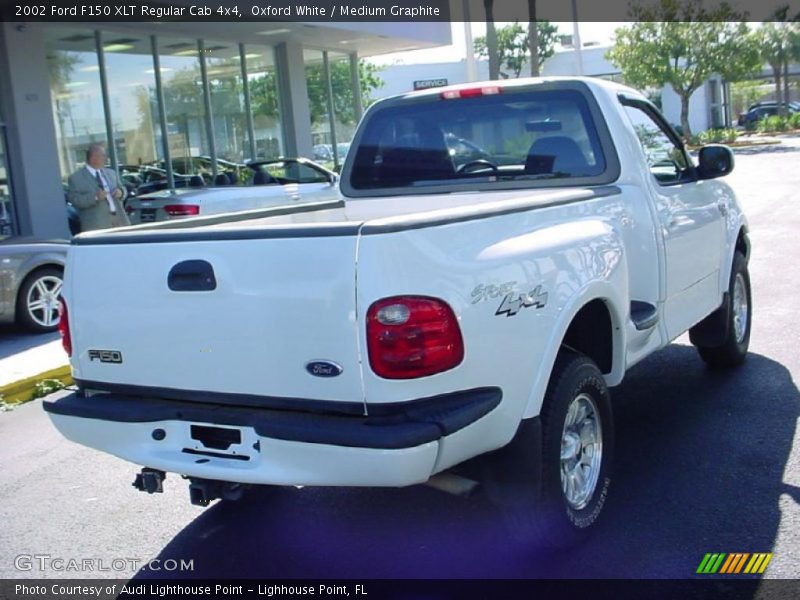 Oxford White / Medium Graphite 2002 Ford F150 XLT Regular Cab 4x4