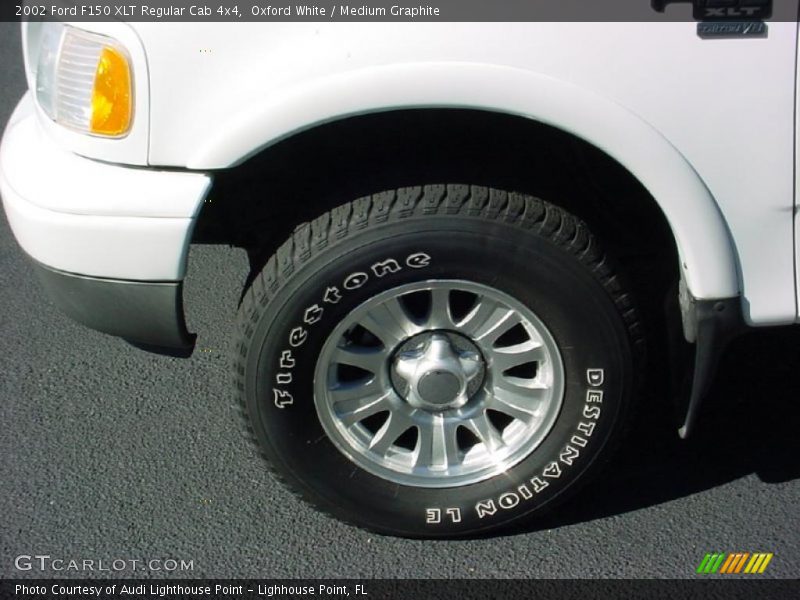 Oxford White / Medium Graphite 2002 Ford F150 XLT Regular Cab 4x4