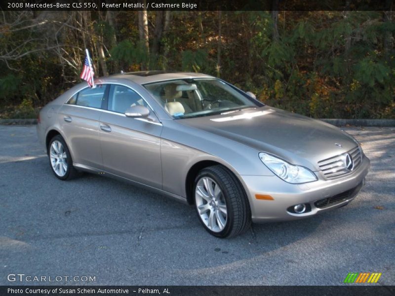 Pewter Metallic / Cashmere Beige 2008 Mercedes-Benz CLS 550