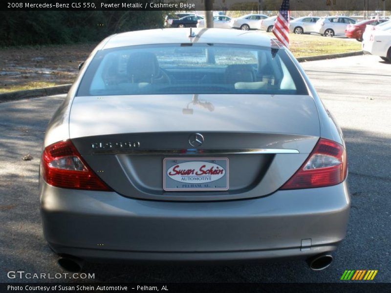 Pewter Metallic / Cashmere Beige 2008 Mercedes-Benz CLS 550