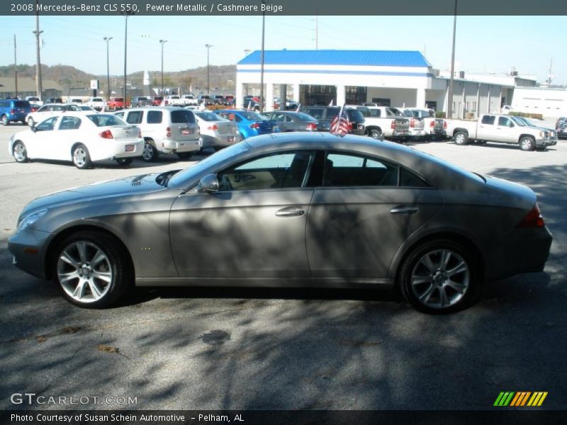 Pewter Metallic / Cashmere Beige 2008 Mercedes-Benz CLS 550