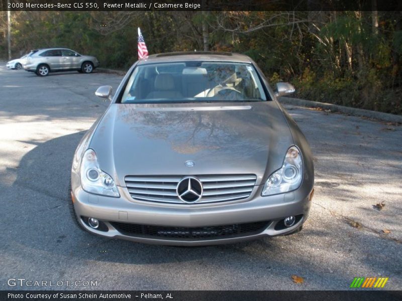 Pewter Metallic / Cashmere Beige 2008 Mercedes-Benz CLS 550