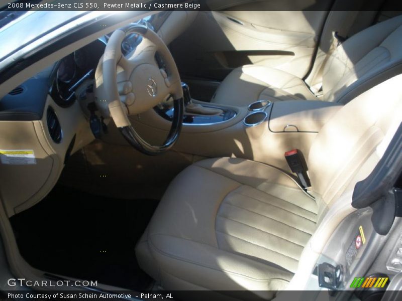 Pewter Metallic / Cashmere Beige 2008 Mercedes-Benz CLS 550