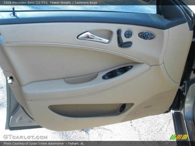 Pewter Metallic / Cashmere Beige 2008 Mercedes-Benz CLS 550