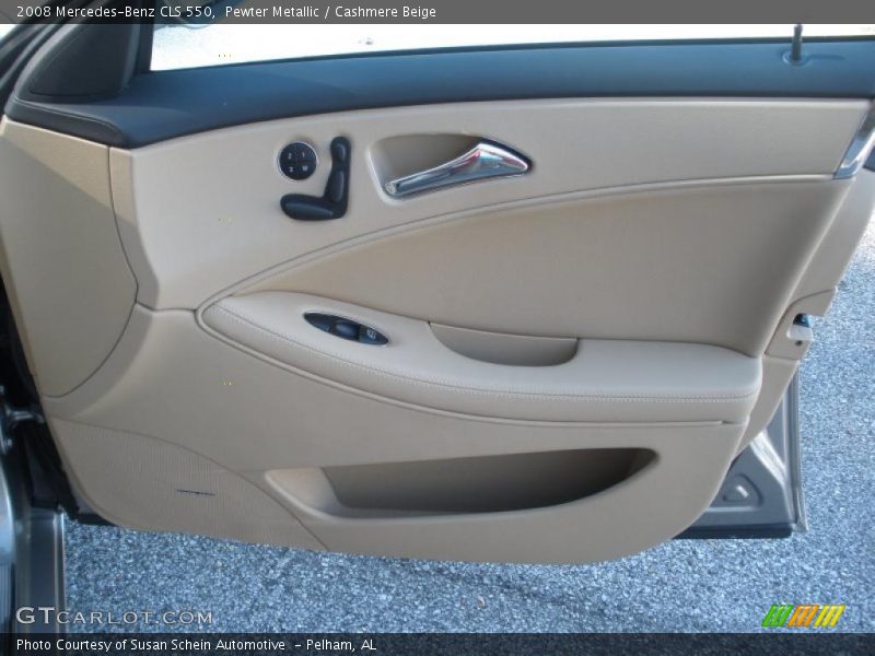 Pewter Metallic / Cashmere Beige 2008 Mercedes-Benz CLS 550