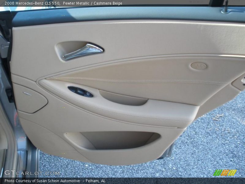 Pewter Metallic / Cashmere Beige 2008 Mercedes-Benz CLS 550