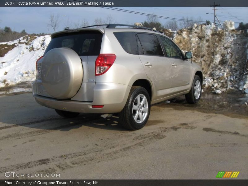 Savannah Metallic / Taupe 2007 Toyota RAV4 Limited 4WD