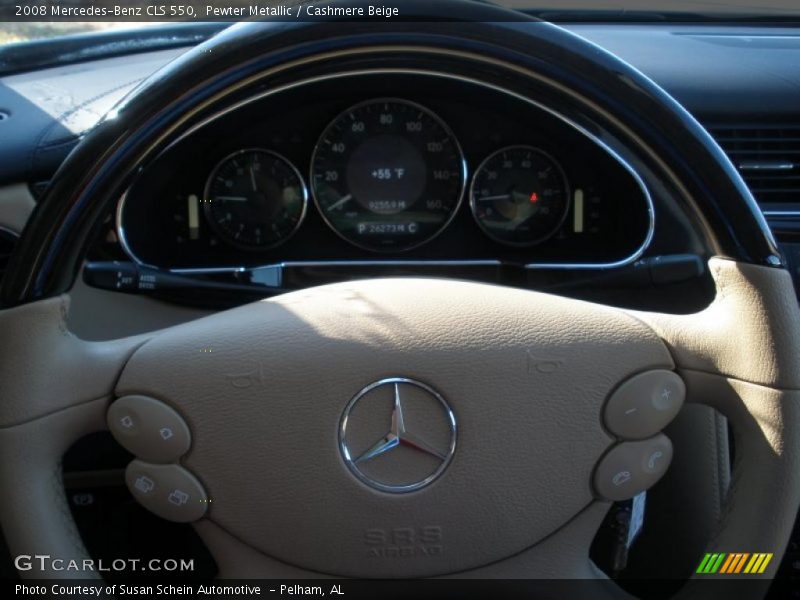 Pewter Metallic / Cashmere Beige 2008 Mercedes-Benz CLS 550