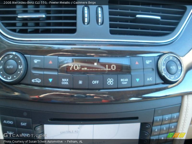 Pewter Metallic / Cashmere Beige 2008 Mercedes-Benz CLS 550