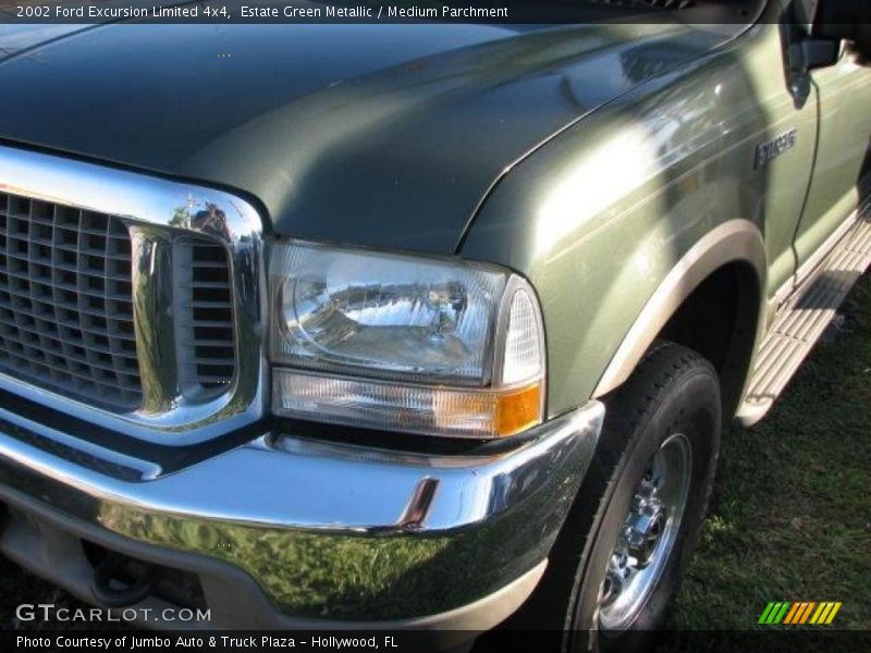 Estate Green Metallic / Medium Parchment 2002 Ford Excursion Limited 4x4