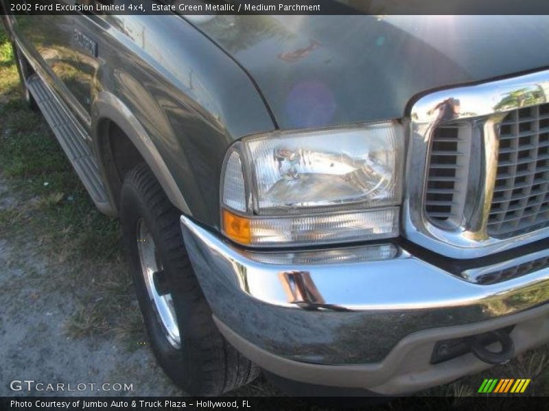 Estate Green Metallic / Medium Parchment 2002 Ford Excursion Limited 4x4